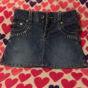 Pre-owned Girls Jean Skirt